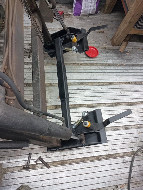 Universal Skid Steer Quick Tach Conversion Adapter Bobtach Latch Box Weld On QTK Tractor Front Attachment for Buckets Plows Forks