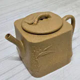 段泥四方竹韻壺120cc