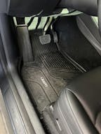 SalesAfter - The Online Shop - BMW 3 series E90 and E91 Velour floor mats,  edging blue, Xdrive