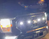 Lasfit Off-Road Switchback LED Rock Lights Kit White & Amber