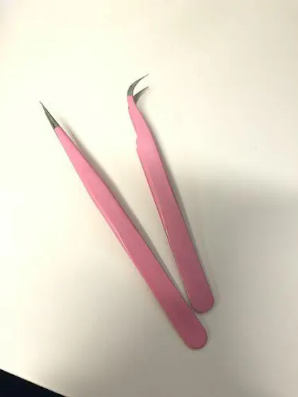 VETUS Original Genuine Pink Precise Switzerland Tweezers Eyelash