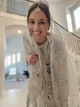Dusty Purple Embroidered Gharara Suit