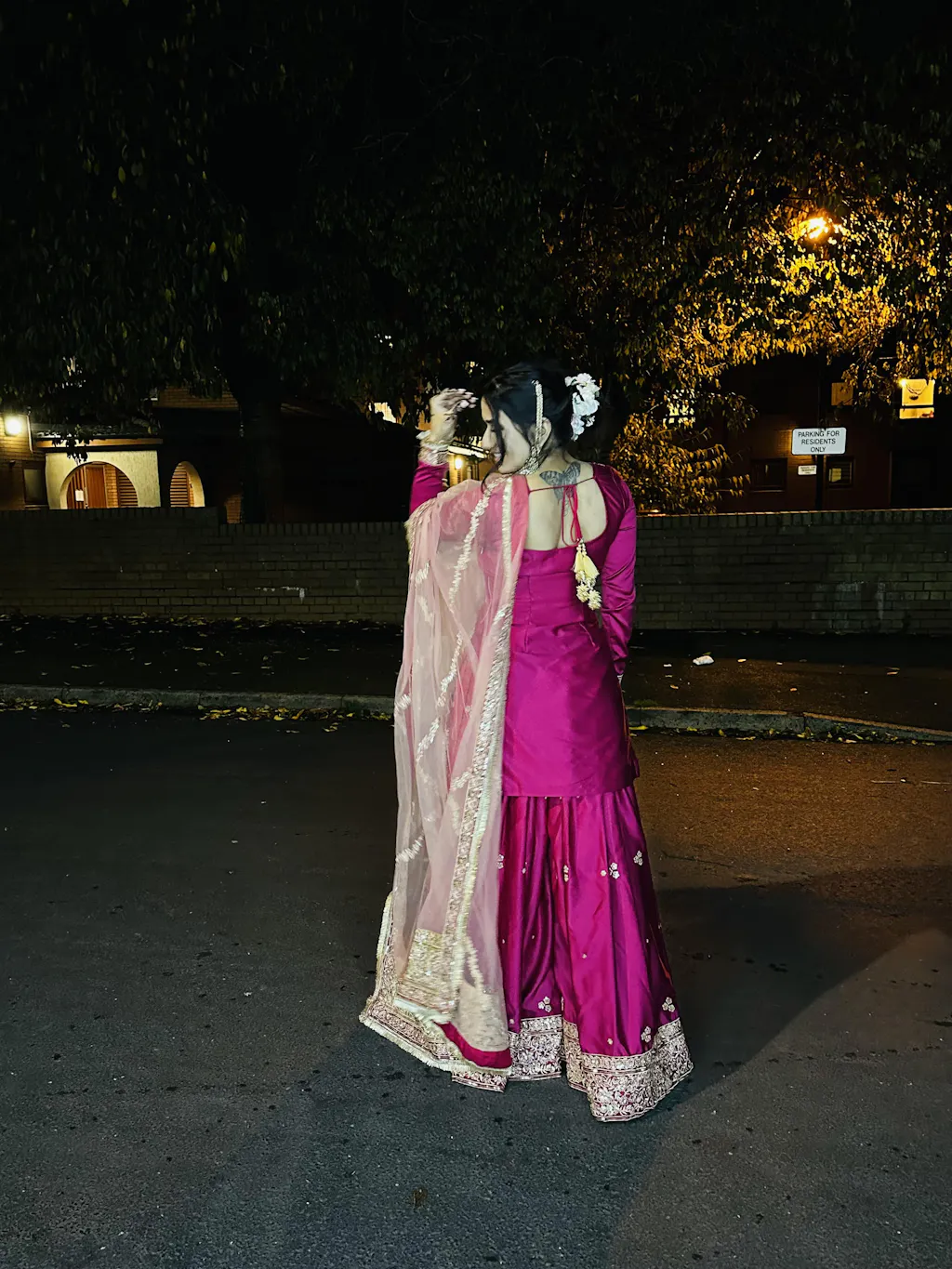 Pink Designer Embroidered Party Wear Sharara Suit main image 1
