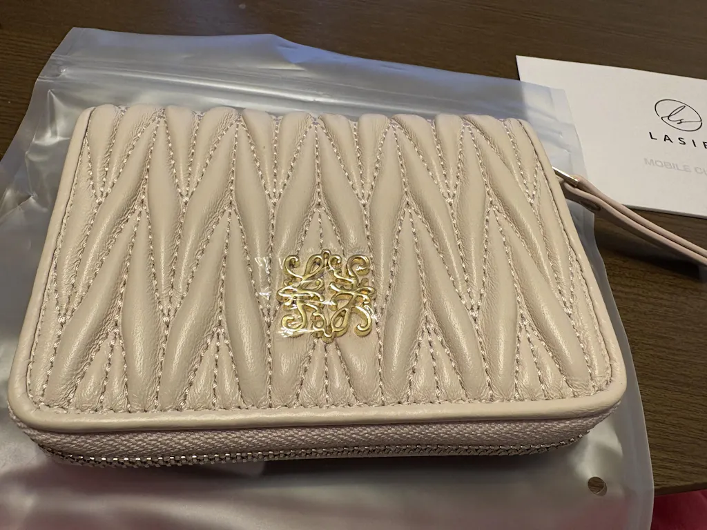 本革じゃばらミニ財布 キルティング (sku: o21babypink) | LASIEM