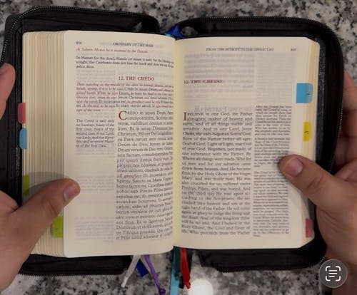 Latin Mass Missal Cover (Genuine Leather)