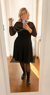 Abito GRACE Corsetto Sculpt Mini - Nero