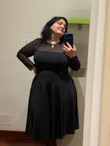Abito GRACE Corsetto Sculpt Midi  - Nero