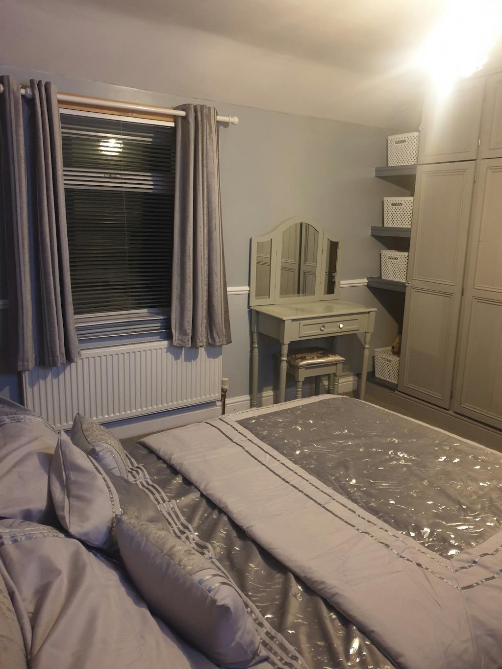 Sienna Dressing Table, Stool & Mirror Set White Painted Laura James