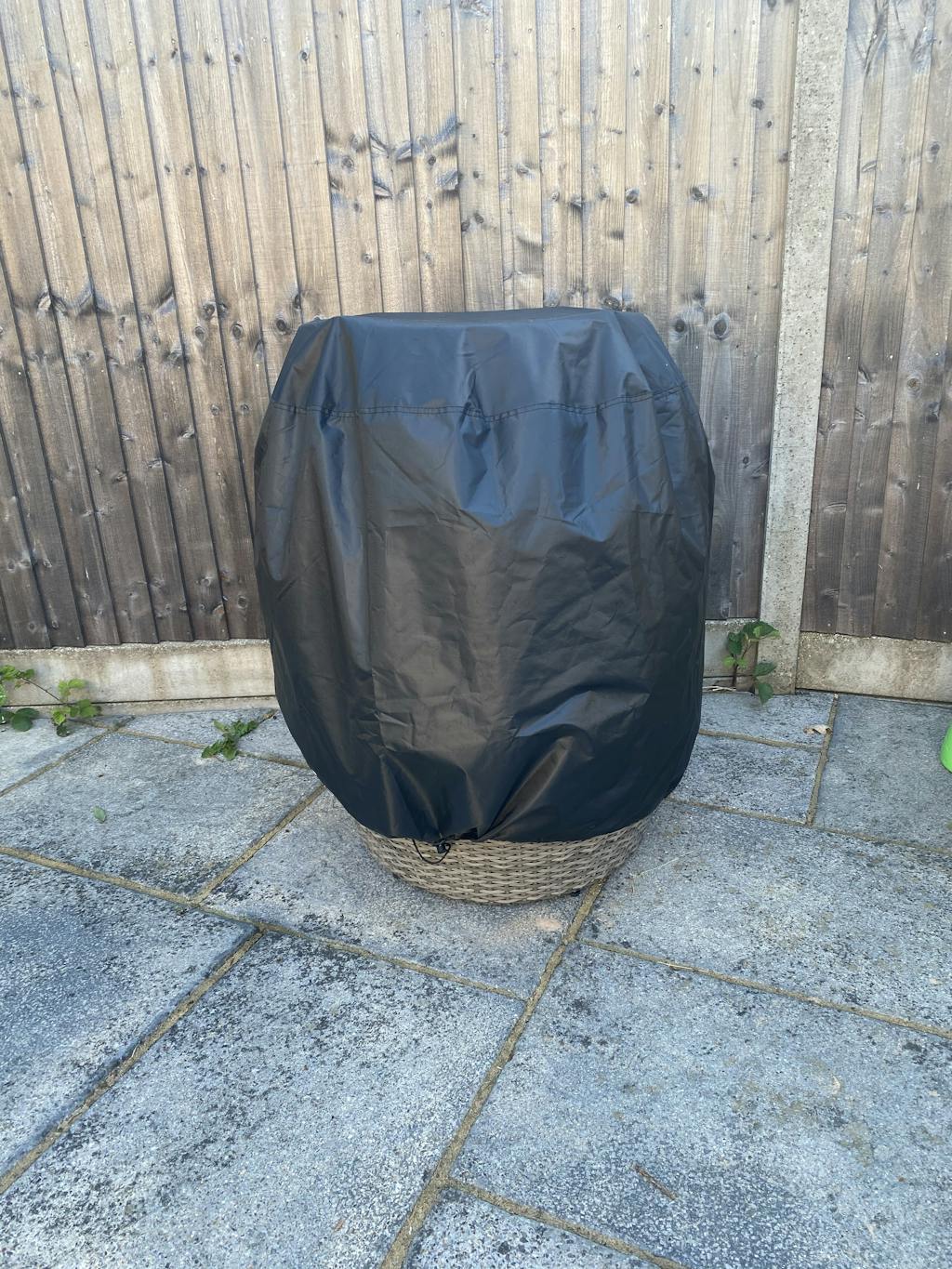 2 Seater Rattan Egg Chair Bistro Set Black Laura James