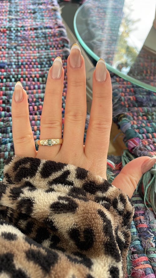 The Astral Ring | Emerald Cut Sapphire