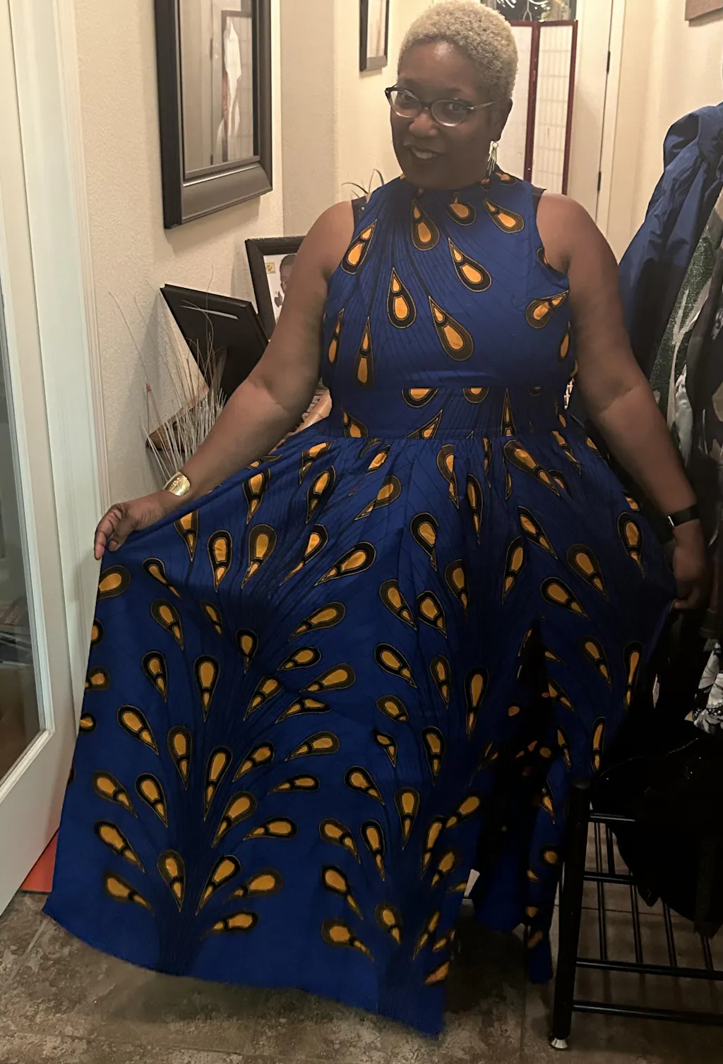 African Maxi Dresses for Women - Sleeveless Turtleneck Dress - ELLA (sku:  WMN-DRS-MAX-TTN-ELLA-2XL) | LAVIYE | Reviews on Judge.me