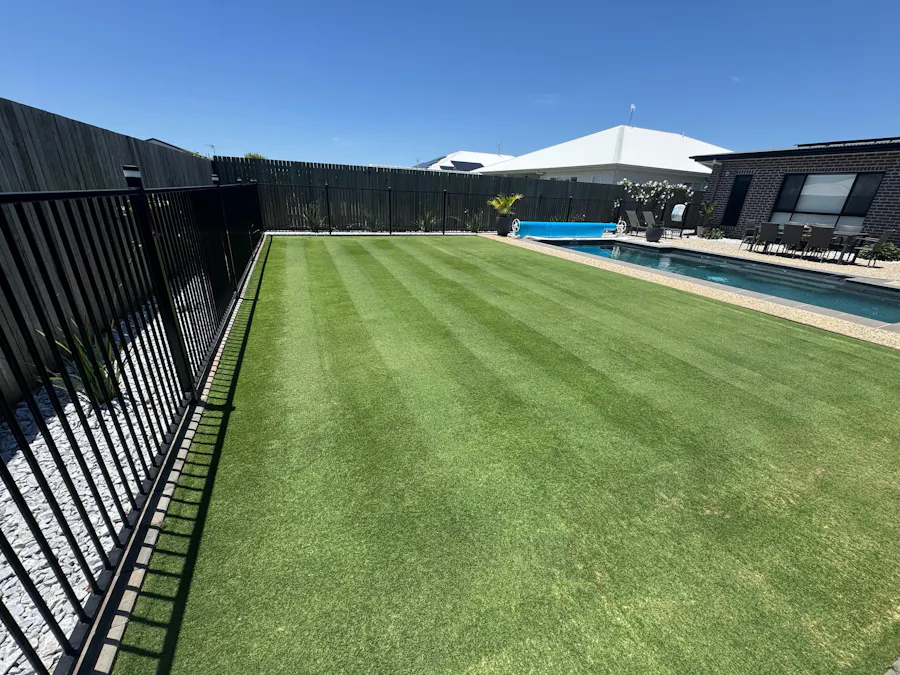 Customer footpath lawn