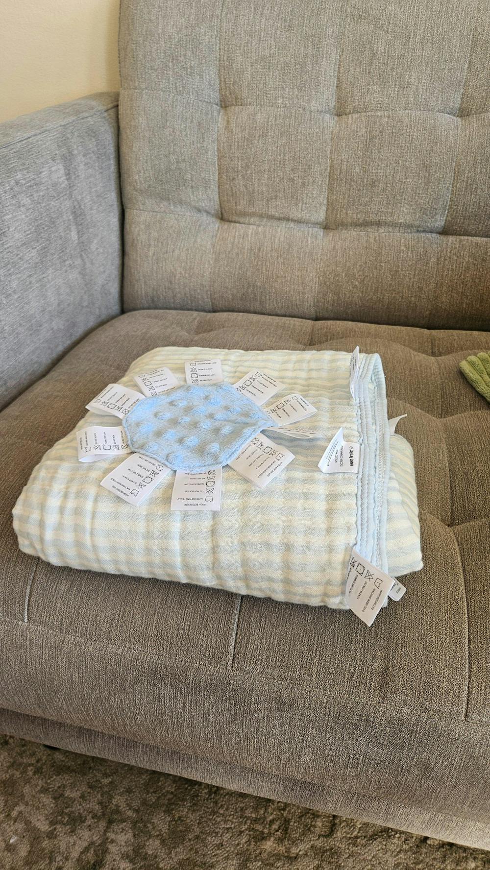 Sensory Bamboo Cotton Muslin Blanket