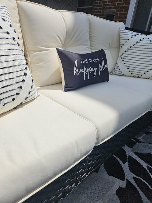 LayinSun 9 - Piece Outdoor Wicker Swivel Chairs Sofa Conversation Set