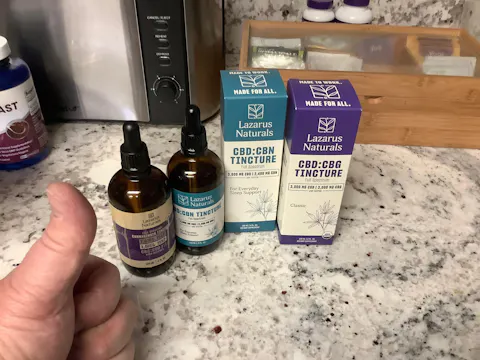 Lazarus Naturals – CBG CBD Oil Tincture | Full Spectrum