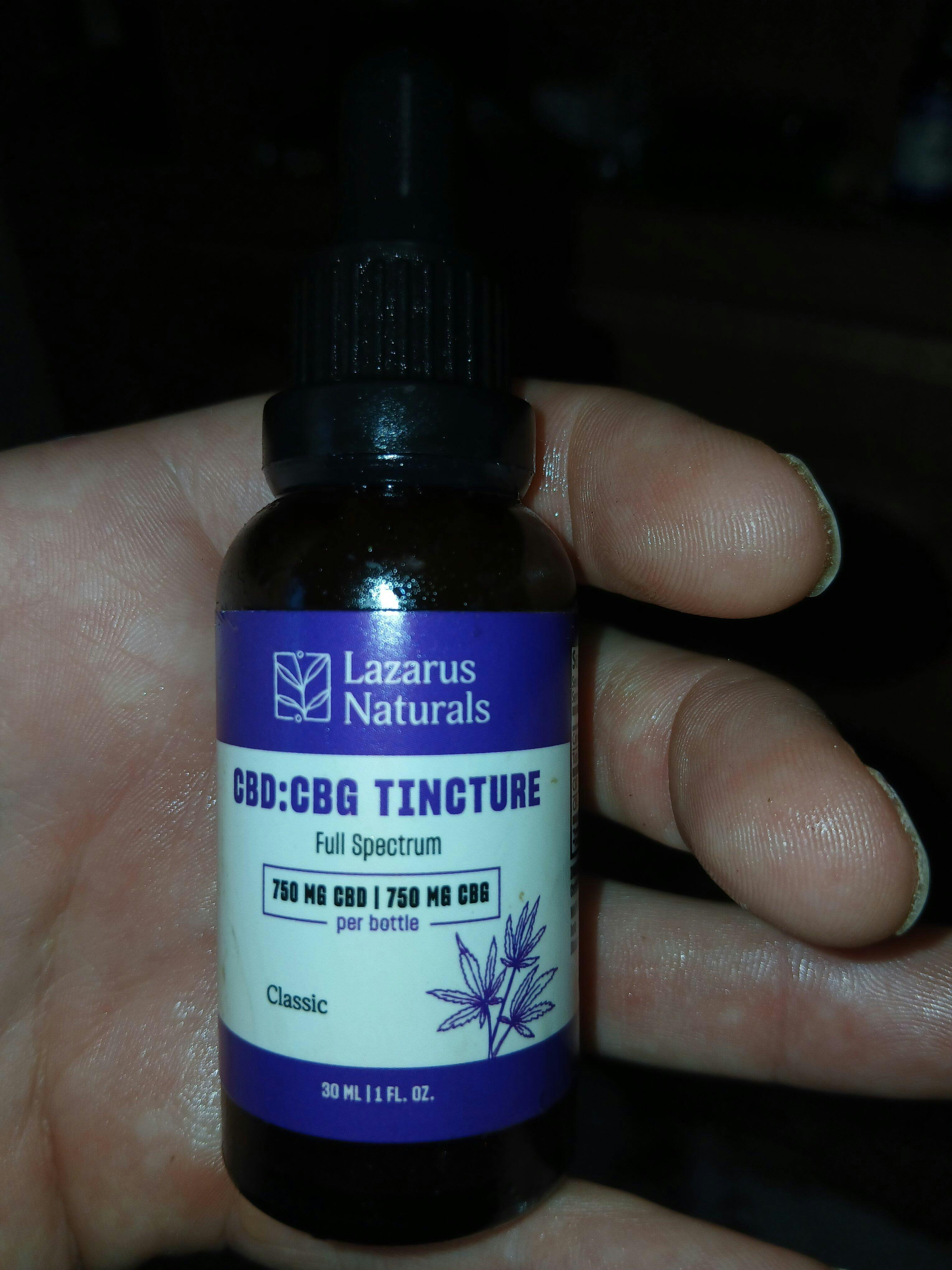 Lazarus Naturals – CBG CBD Oil Tincture | Full Spectrum