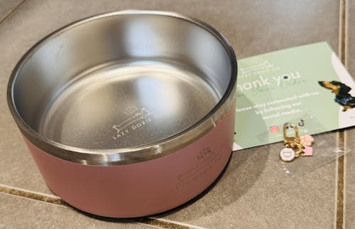 1ltr Stainless Steel Dog Bowl