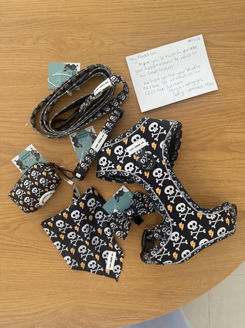 Poop Bag Holder - 'Bad to the Bone'