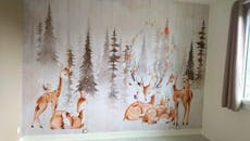 Papier Peint Cerf Forêt