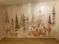 Papier Peint Cerf Forêt