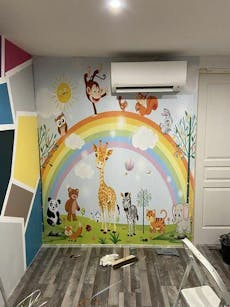 Papier Peint Arc en Ciel Chambre