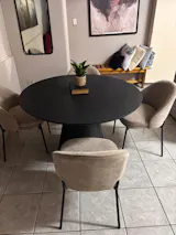Astoria Fabric Dining Chair - Taupe