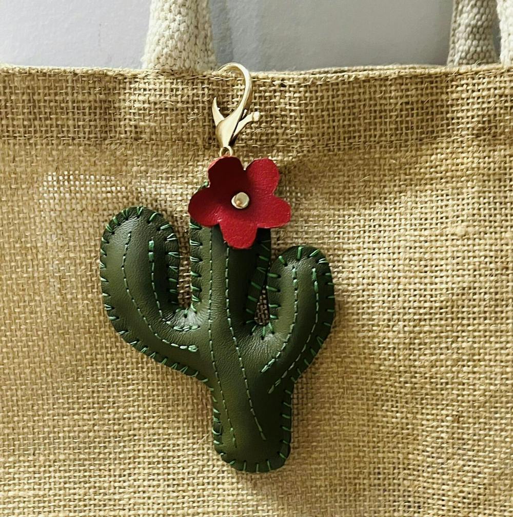 CACTUS BAG CHARM