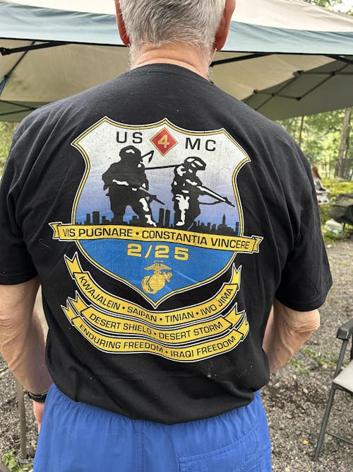 2nd Battalion 25th Marines Back Print T-Shirt