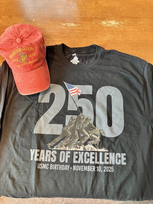 250th USMC Birthday Iwo Jima Longsleeve T-Shirt