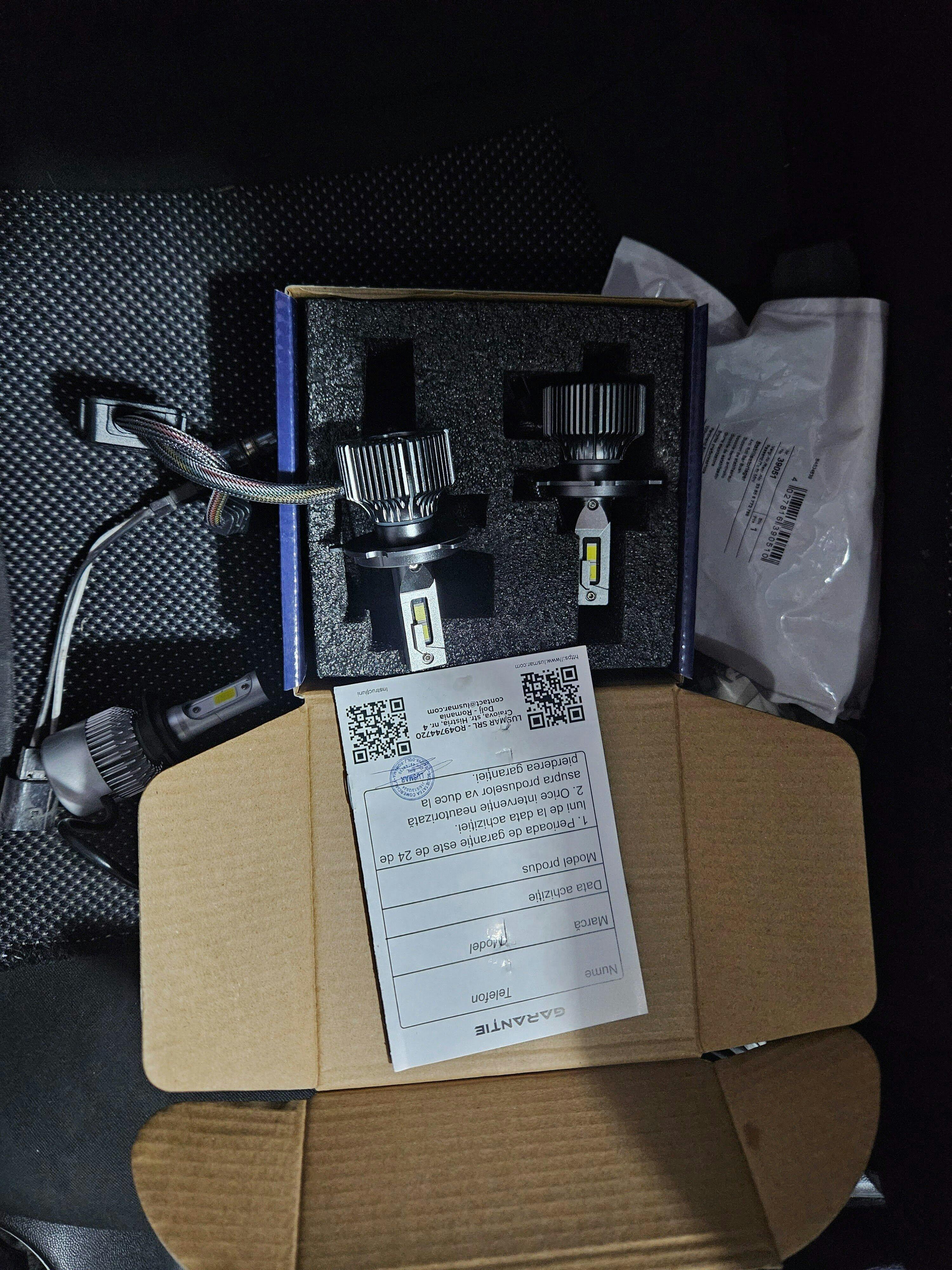 Kit led H8 H9 H11 H16 LUSMAR™ LED-H© 6000k 15000 lumeni 110W/set