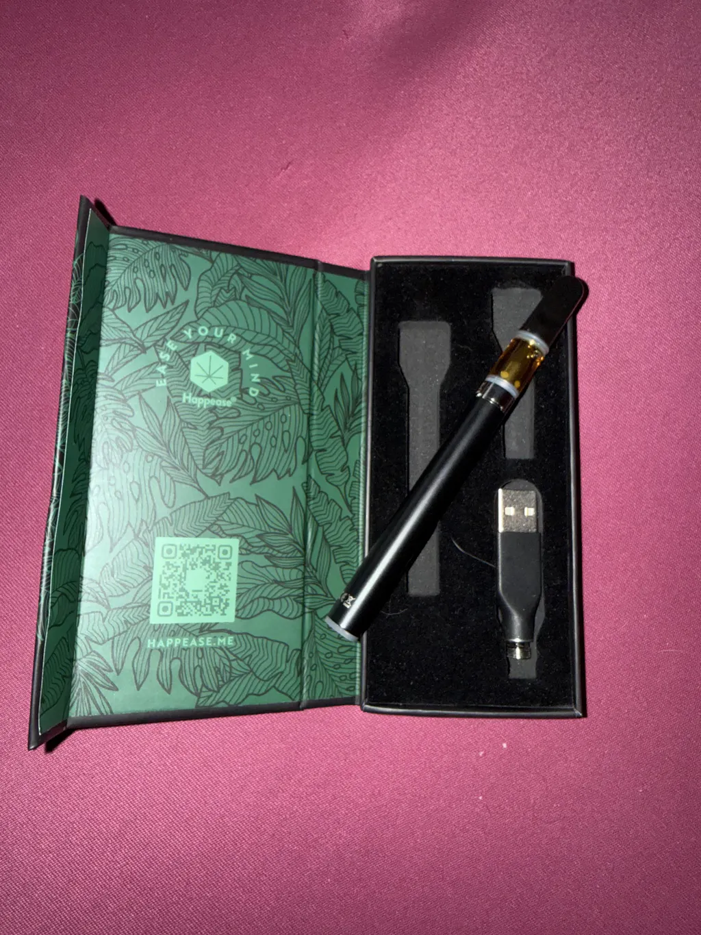 Vaporizator CBD cu terpeni 'HAPPEASE' Kush | 85% - 0,6ml