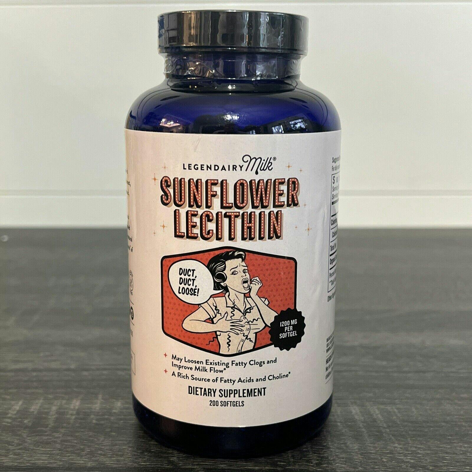 Organic Sunflower Lecithin Supplement for Clogged Milk Ducts