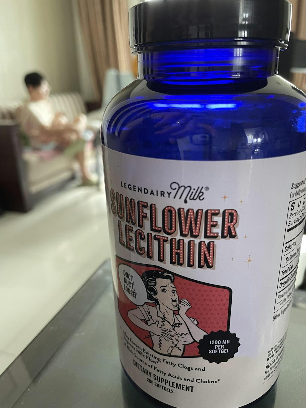 Organic Sunflower Lecithin Supplement for Clogged Milk Ducts