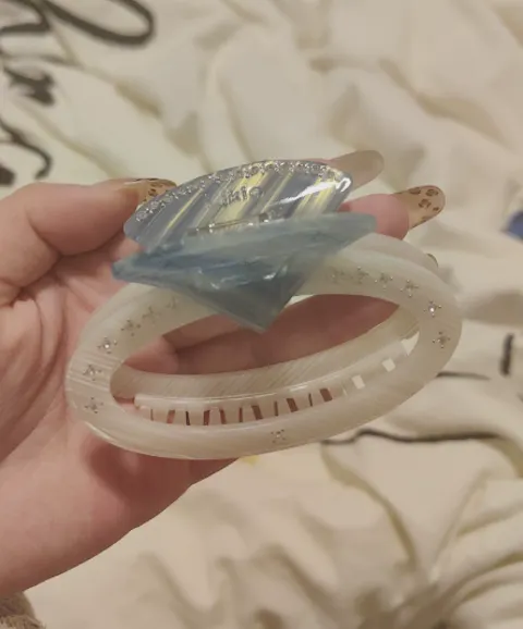 Blue Diamond Ring Hair Claw
