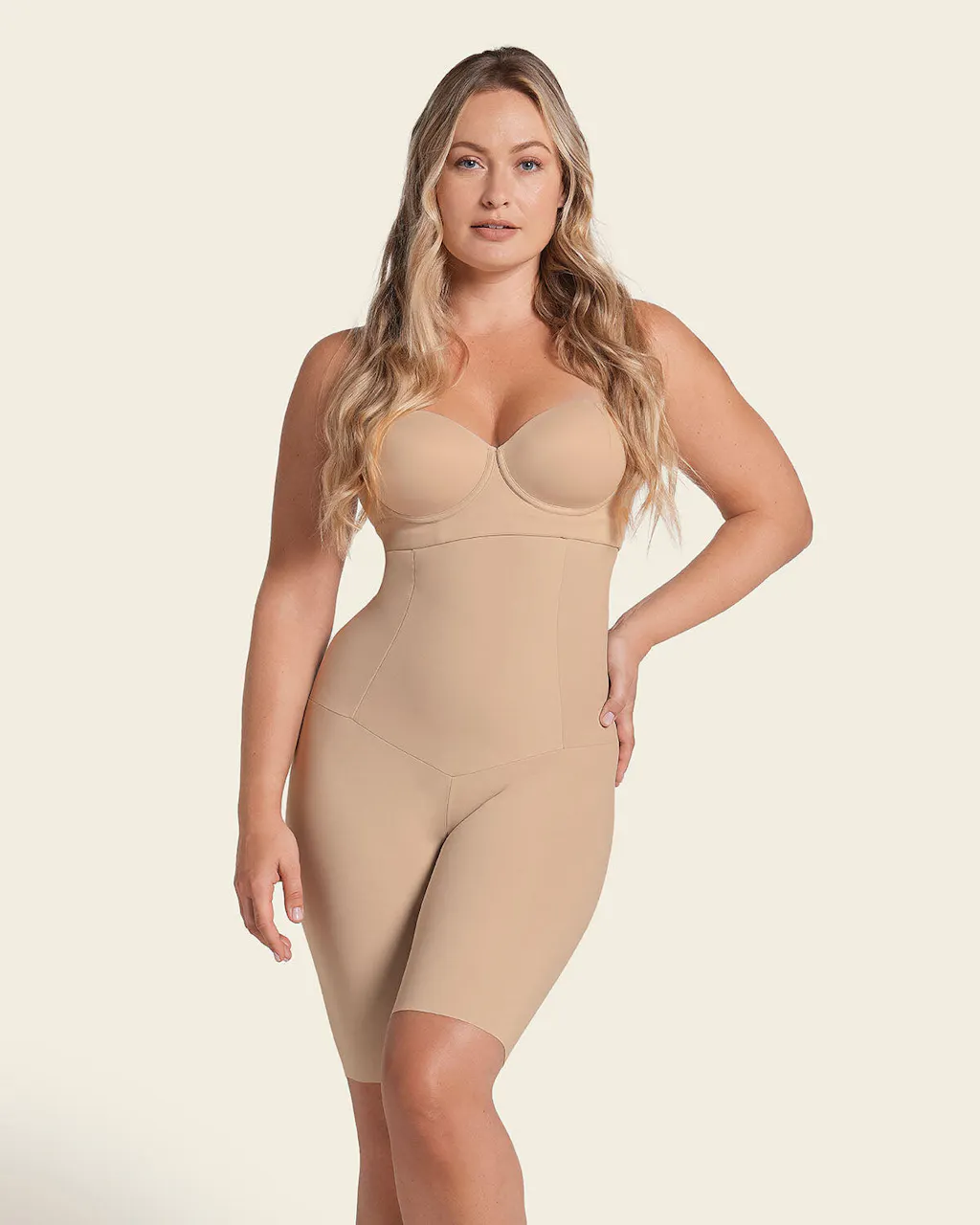 2-6 Slip Vita Alta Modellante Con Pizzo E Controllo Pancia – Jennifer EXCLUSIVE Taglie S-XL