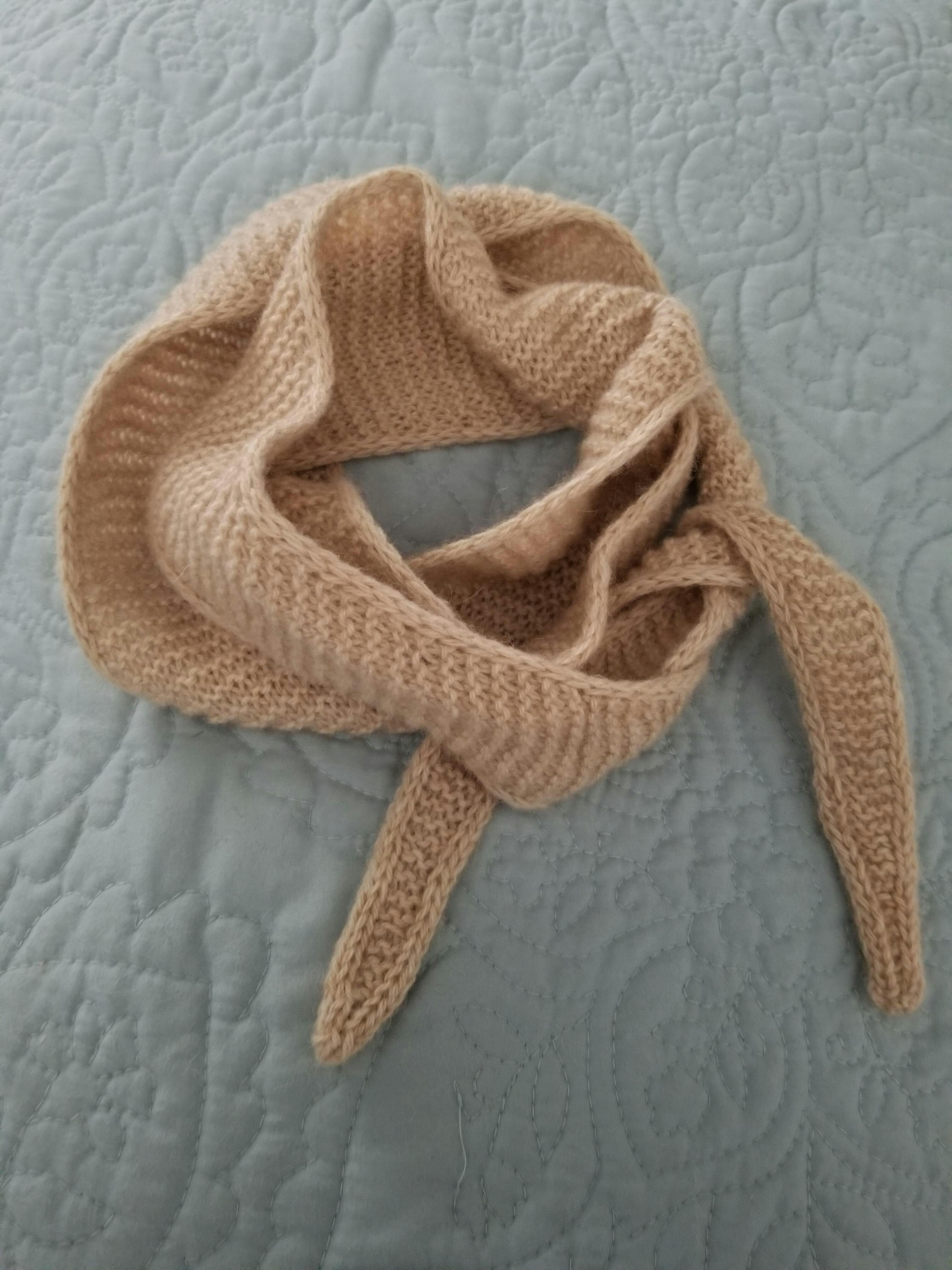 小物 BABY CAMELHAIR NARROW STOLE Baby camel scarf | Brun de Vian-Tiran