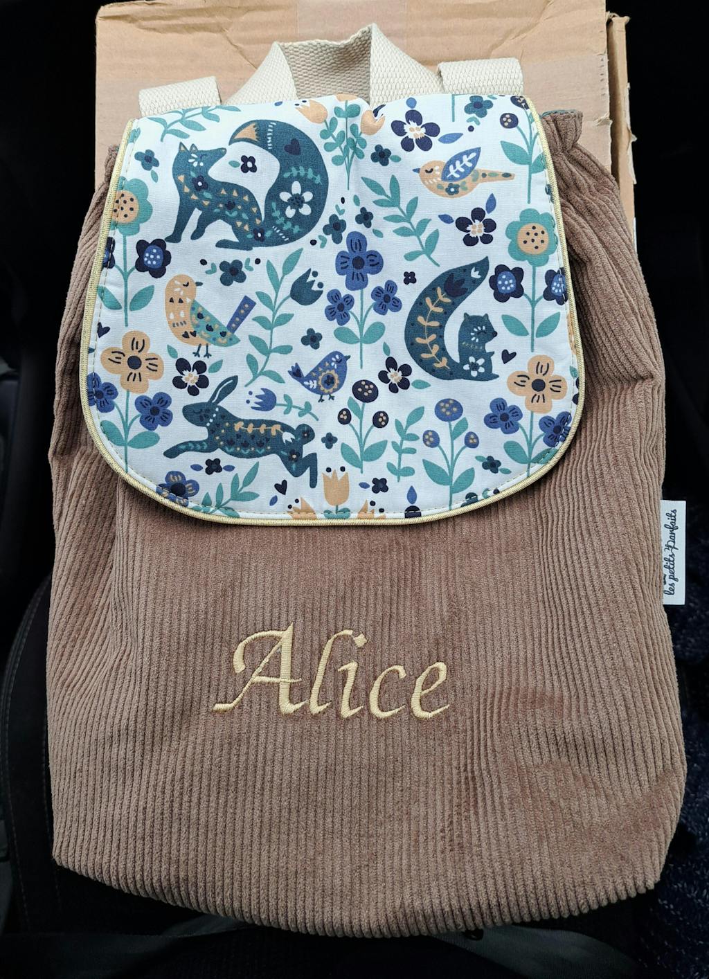 Sac à dos Maternelle fille personnalisé