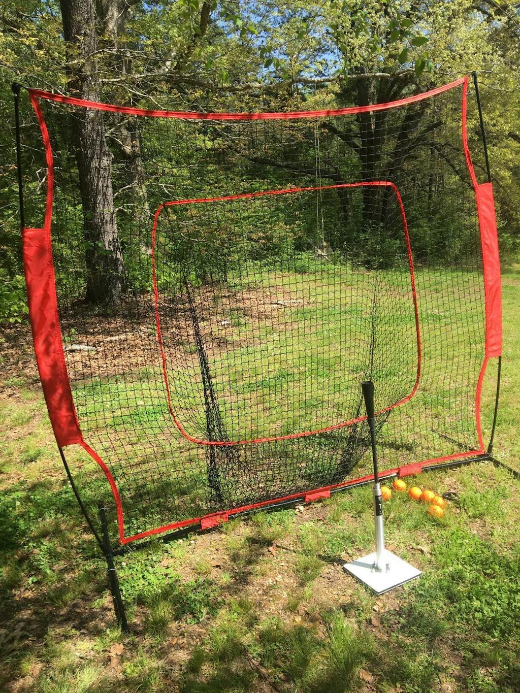Batting Net and Tee Softball Practice Net with Strike Zone Lesmart