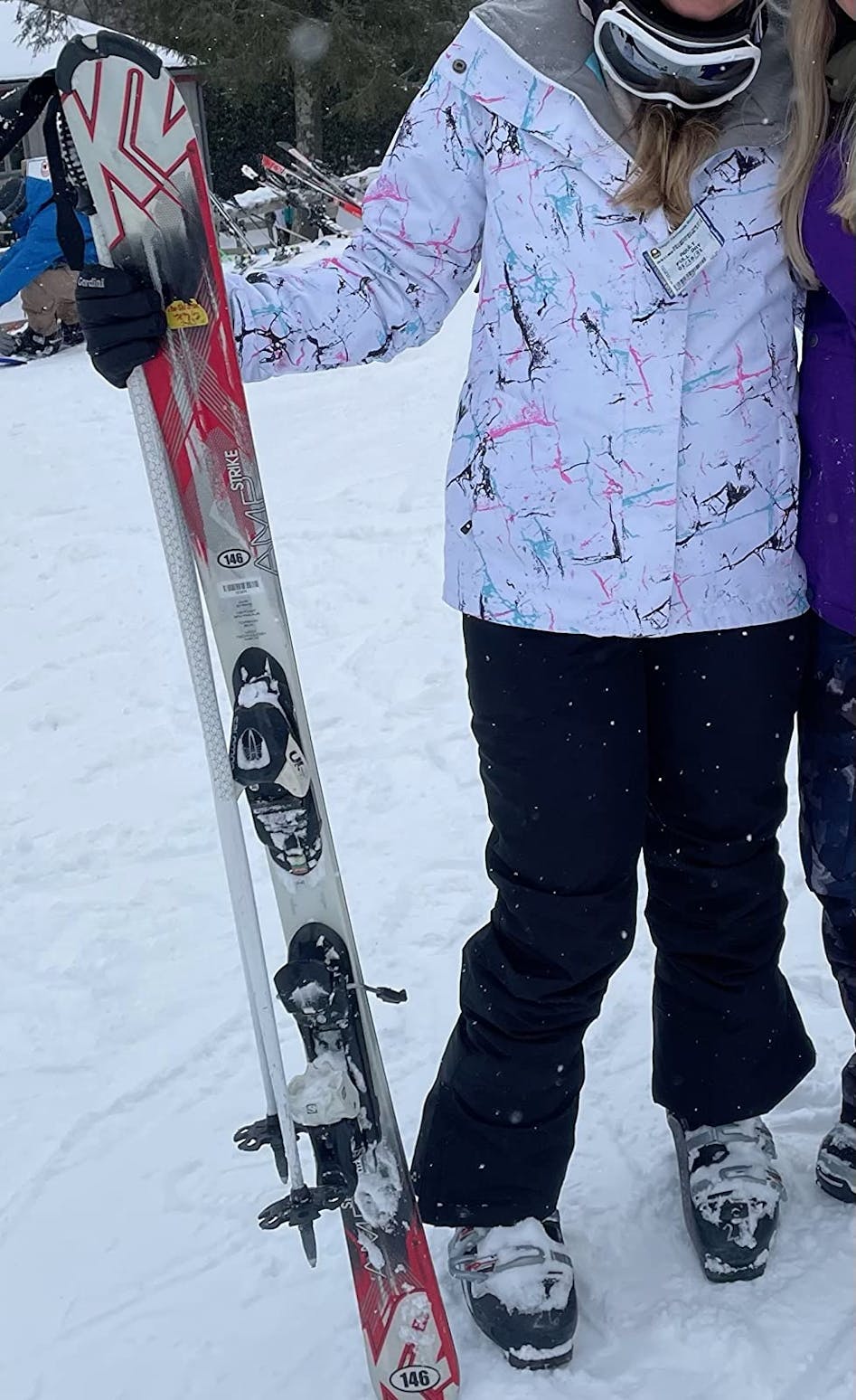 Lesmart Women's Fashion Mountain Discover Snowboard Pants Ski Bibs
