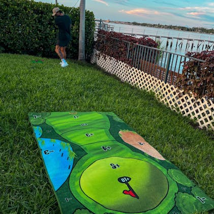  Battle Royale Golf Game Set Chipping Practice Mats 6x4