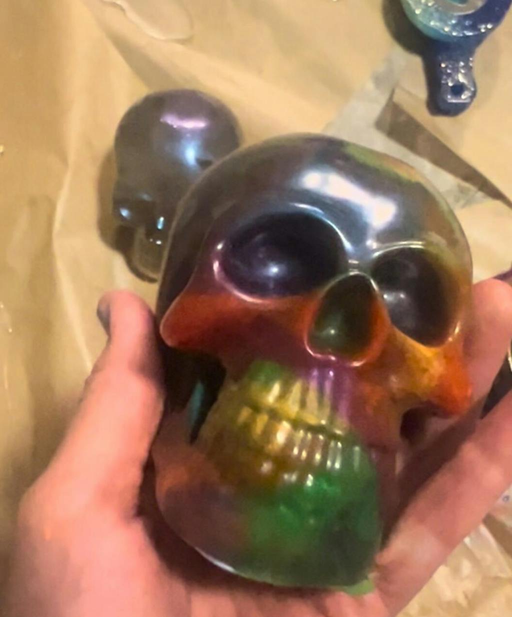Large & Mini Skull Resin Molds
