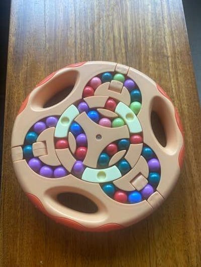 Kids Travel Game Rubix Bead