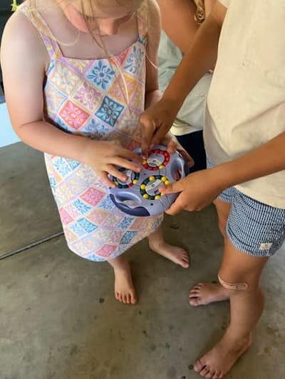 Kids Travel Game Rubix Bead