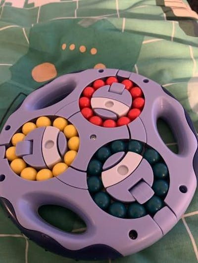 Kids Travel Game Rubix Bead