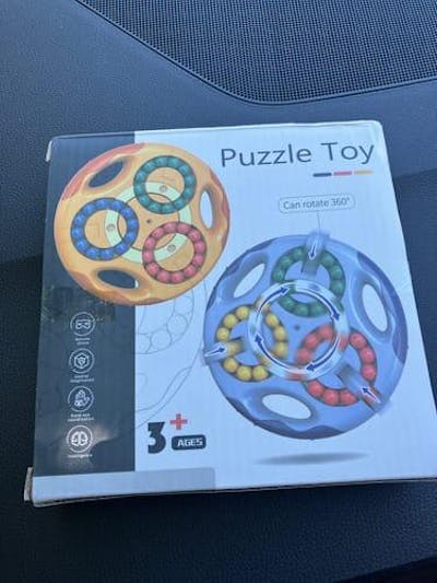 Kids Travel Game Rubix Bead