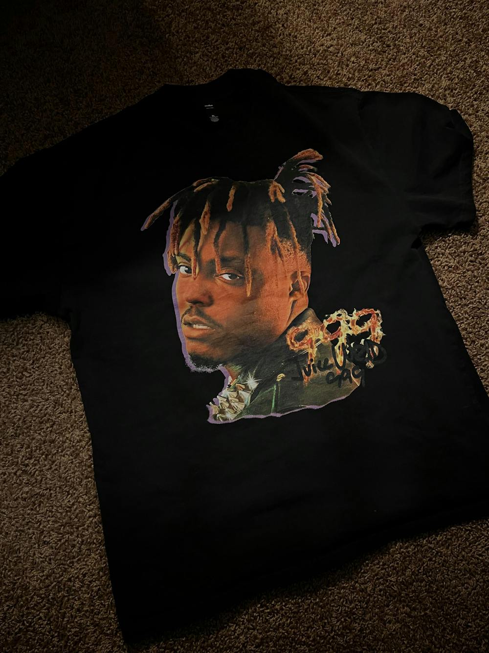 Juice WRLD Vintage Oversized Big Face T-Shirt | Retro Rap Tee