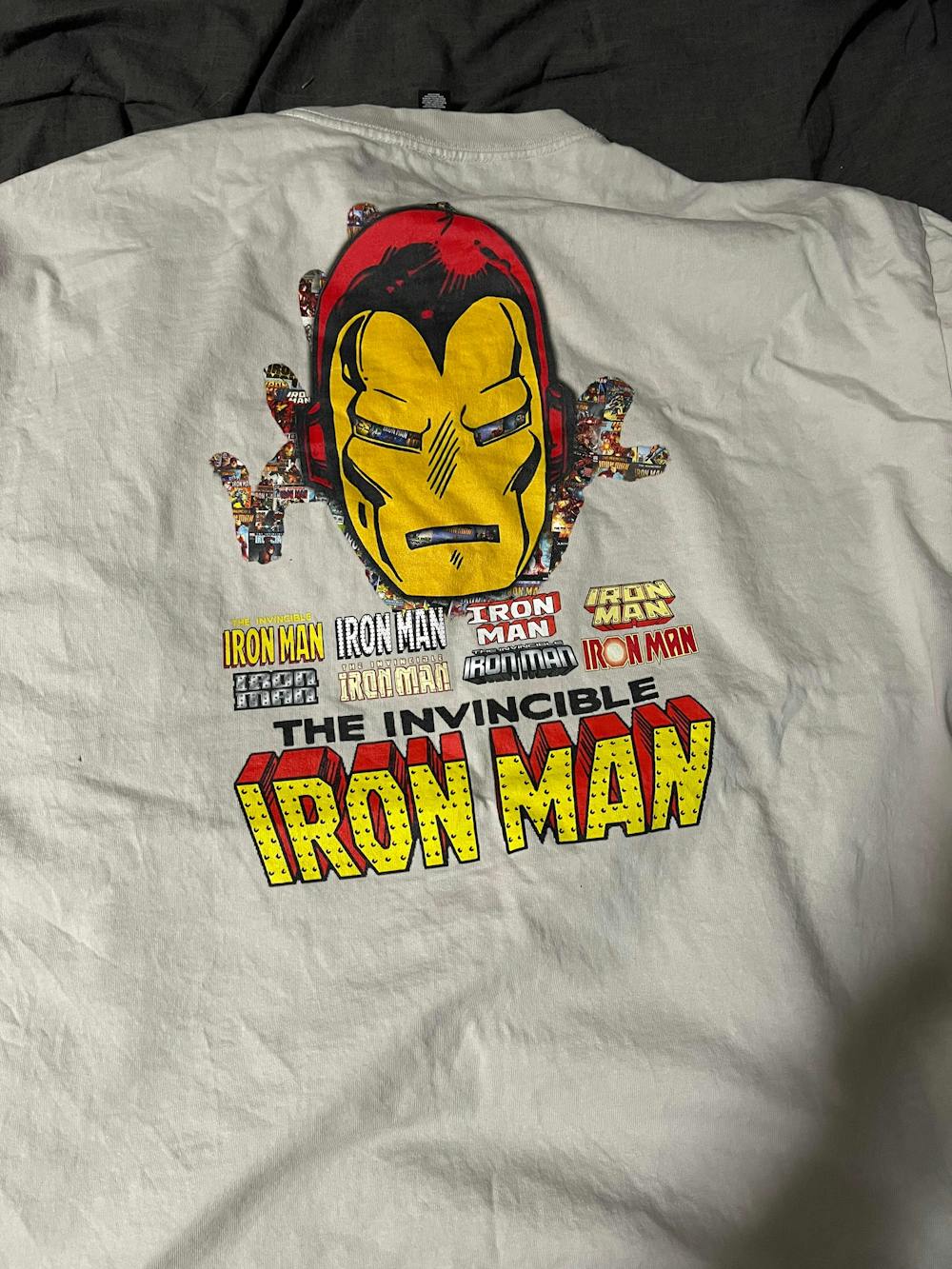 Iron Man Vintage Oversized T-Shirt | Premium Classic Comic Danger Graphic Tee