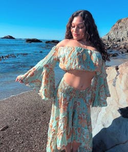 Enchanted Garden Two-Piece Set Green