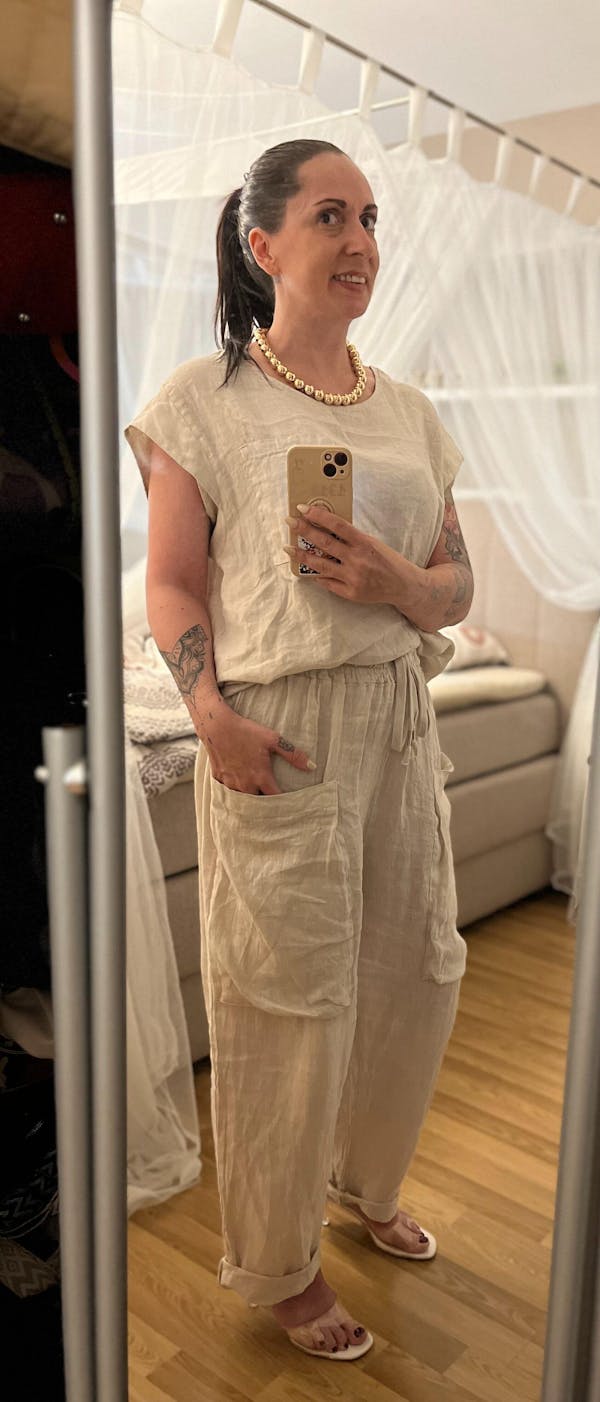 Leinen T- Shirt 2506171