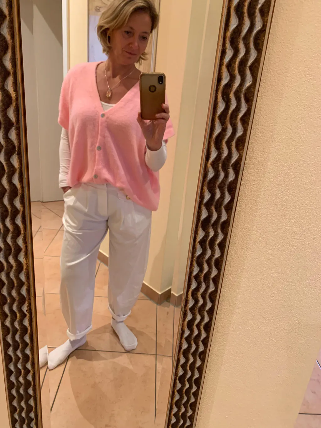 Alpaka Strick Weste 2603107